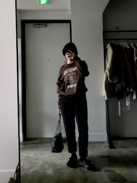 「アイテム（スウェット）」を使った、SAY.さん（レディース・158cm・30代）の秋コーディネート