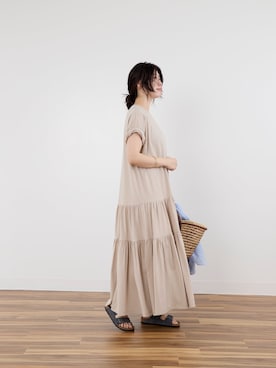 「MICA&DEAL（マイカ＆ディール）のアイテム」を使った、SAY.さん（レディース・158cm）の夏コーディネート