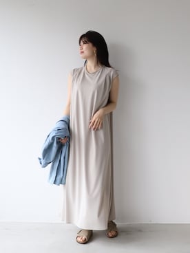 「マイカアンドディール」｜「アイテム（ワンピース/ドレス）」を使った、SAY.さん（レディース・158cm）の夏コーディネート