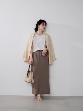 「MICA&DEAL（マイカ＆ディール）のアイテム」を使った、SAY.さん（レディース・158cm）の春コーディネート