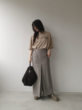 「MICA&DEAL（マイカ＆ディール）のアイテム」を使った、SAY.さん（レディース・158cm）の夏コーディネート