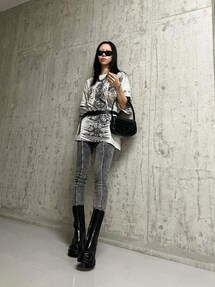 DIESEL>>ディーゼル ロゴディテール ベルト DIESEL（ディーゼル）の「レディース ベルト B-INLAY（ベルト