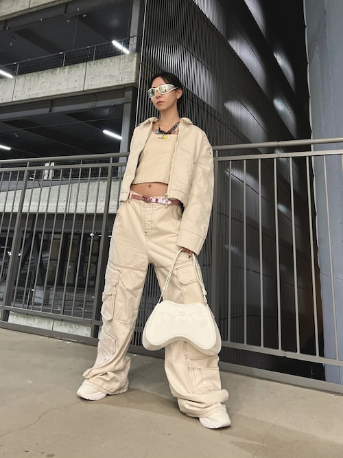 DIESEL デニムリブ編みベアトップ S DIESEL デニムリブ編みベアトップ S DIESEL デニムリブ編みベアトップ