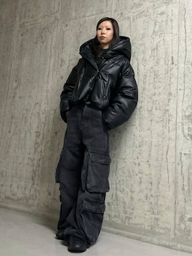 DIESELのダウンジャケット/コートを使った人気ファッション