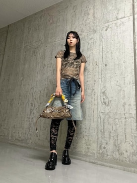 Hina Nakahoriさん（レディース・159cm）の夏コーディネート