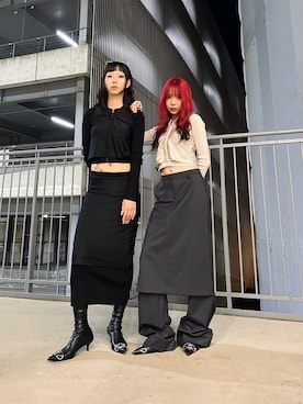 Hina Nakahoriさん（レディース・159cm）の秋コーディネート