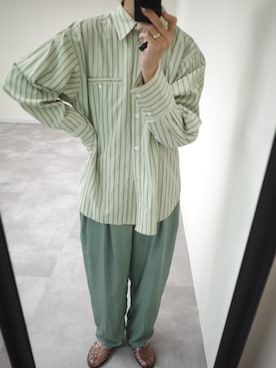 「EN NEUME（エンノイム）のアイテム」を使った、MIYUKIさん（レディース・163cm）の春コーディネート