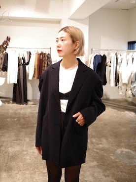 「EN NEUME（エンノイム）のアイテム」を使った、MIYUKIさん（レディース・163cm）の秋コーディネート