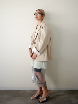 「EN NEUME（エンノイム）のアイテム」を使った、MIYUKIさん（レディース・163cm）の春コーディネート