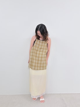 「EN NEUME（エンノイム）のアイテム」を使った、Mayuさん（レディース・153cm）の夏コーディネート