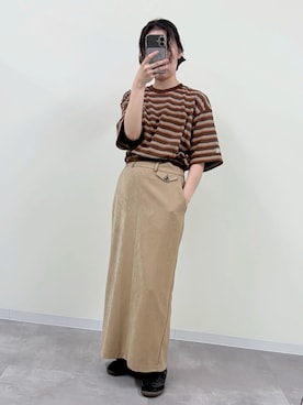 「EN NEUME（エンノイム）のアイテム」を使った、Mayuさん（レディース・153cm）の夏コーディネート