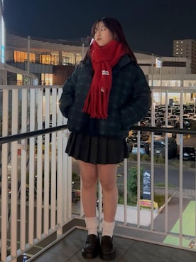 「アイテム（ダウンジャケット/コート）」を使った、shirabe108さん（レディース・163cm・20代）の秋コーディネート