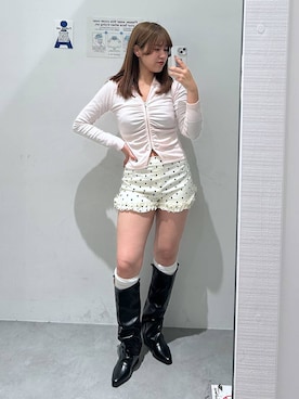 「3.3 Field Trip （3.3フィールドトリップ）のアイテム」を使った、シラベさん（レディース・163cm）の春コーディネート