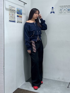 shirabe108さん（レディース・163cm）の冬コーディネート