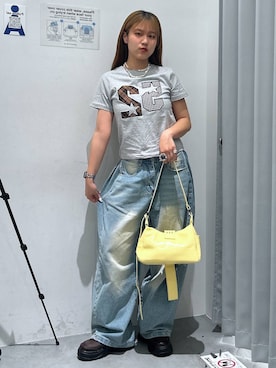 「ALAND（エーランド）のアイテム」を使った、シラベさん（レディース・163cm）の春コーディネート