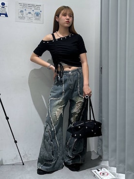 「3.3 Field Trip （3.3フィールドトリップ）のアイテム」を使った、シラベさん（レディース・163cm）の春コーディネート