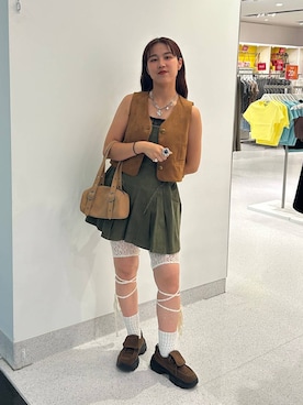 「アイテム（ワンピース/ドレス）」を使った、shirabe108さん（レディース・163cm・20代）の夏コーディネート