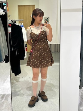 「アイテム（モカシン/デッキシューズ）」を使った、shirabe108さん（レディース・163cm・20代）の夏コーディネート