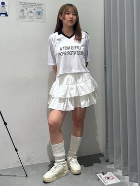 「ALAND（エーランド）のアイテム」を使った、シラベさん（レディース・163cm）の春コーディネート