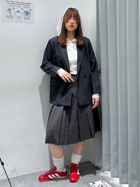 「3.3 Field Trip （3.3フィールドトリップ）のアイテム」を使った、シラベさん（レディース・163cm）の春コーディネート