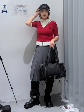 「3.3 Field Trip （3.3フィールドトリップ）のアイテム」を使った、シラベさん（レディース・163cm）の夏コーディネート
