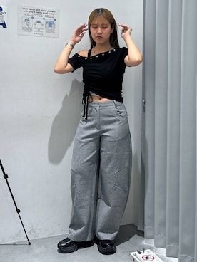 「3.3 Field Trip （3.3フィールドトリップ）のアイテム」を使った、シラベさん（レディース・163cm）の春コーディネート