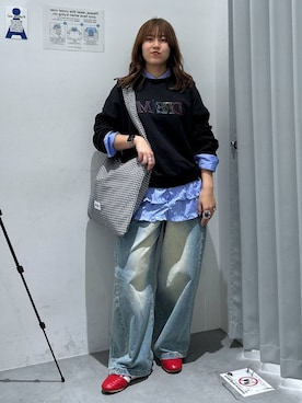 「ALAND（エーランド）のアイテム」を使った、シラベさん（レディース・163cm）の春コーディネート