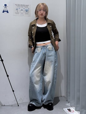 「3.3 Field Trip （3.3フィールドトリップ）のアイテム」を使った、シラベさん（レディース・163cm）の夏コーディネート