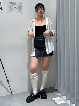 「3.3 Field Trip （3.3フィールドトリップ）のアイテム」を使った、シラベさん（レディース・163cm）の春コーディネート