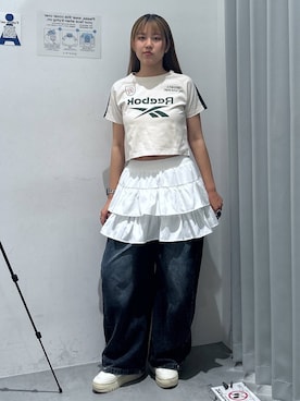 「3.3 Field Trip （3.3フィールドトリップ）のアイテム」を使った、シラベさん（レディース・163cm）の春コーディネート