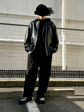 「LAD MUSICIAN（ラッドミュージシャン）のアイテム（スニーカー）」を使った、ひろやん。さん（メンズ・172cm）の春コーディネート
