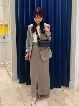 「NOLLEY’S Sophi（ノーリーズソフィ）のアイテム」を使った、mutsumi endoさん（メンズ・164cm）の春コーディネート