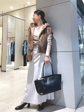 「アイテム（アクセサリー）」を使った、ggakemさん（レディース・158cm）の秋コーディネート