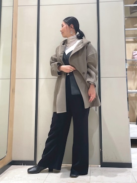 「アイテム（ベスト）」を使った、ggakemさん（レディース・158cm）の秋コーディネート