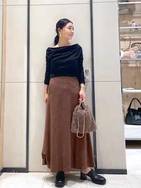 「アイテム（ピアス（両耳用））」を使った、ggakemさん（レディース・158cm）の秋コーディネート