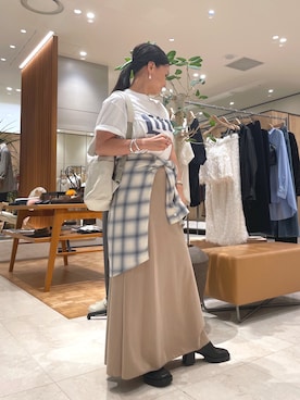 「アイテム（リング）」を使った、ggakemさん（レディース・158cm）の夏コーディネート