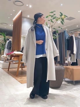 「アイテム（チョーカー）」を使った、ggakemさん（レディース・158cm）の秋コーディネート