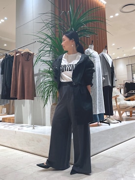 「GALLARDAGALANTE（ガリャルダガランテ）のアイテム（その他パンツ）」を使った、ggakemさん（レディース・158cm）の秋コーディネート