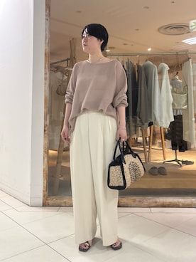 gg-akiko.fさん（レディース・164cm）の春コーディネート