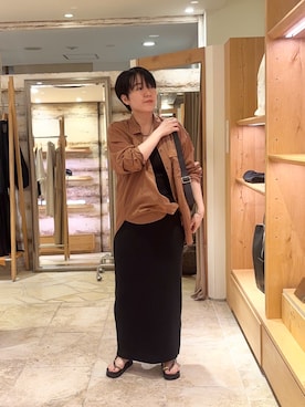 「アイテム（スカート）」を使った、gg-akiko.fさん（レディース・164cm）の夏コーディネート