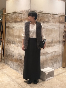 「2.718（ニーテンナナイチハチ）のアイテム」を使った、gg-akiko.fさん（レディース・165cm）の秋コーディネート