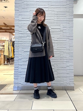 「LACOSTE（ラコステ）のアイテム」を使った、mayさん（レディース・153cm）の秋コーディネート