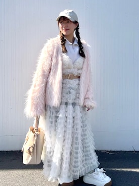 yucaさん（レディース・149cm）の冬コーディネート