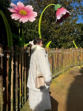 「アイテム（ワンピース/ドレス）」を使った、yucaさん（レディース・149cm）の冬コーディネート