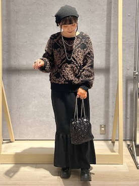 「きれいめ」｜「アイテム（ニットキャップ/ビーニー）」を使った、ari79さん（レディース・156cm）の秋コーディネート