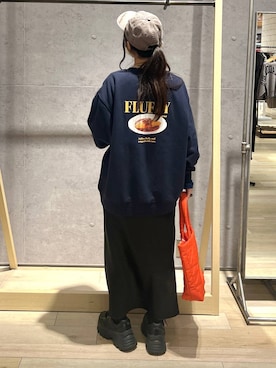 「アイテム（キャップ）」を使った、ari79さん（レディース・156cm・30代）の秋コーディネート