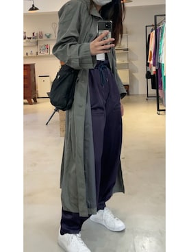 「アイテム（カーゴパンツ）」を使った、KAMIさん（レディース・167cm）の秋コーディネート