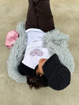 「HVISK（ヴィスク）のアイテム」を使った、KAMIさん（レディース・167cm）の冬コーディネート