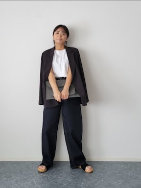 「FREE'S MART（フリーズマート）のアイテム（パンツ）」を使った、min163cmさん（レディース・163cm）の秋コーディネート