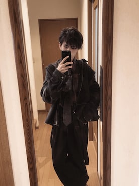 「Art re A select（アトリエセレクト）のアイテム」を使った、fuchinecoさん（メンズ・163cm）の春コーディネート